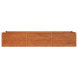 Garden Raised Bed Rusty 240x80x45 cm Corten Steel