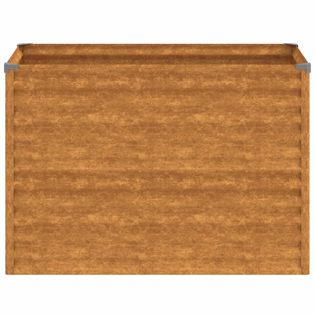 Garden Raised Bed 100x50x69 cm Corten Steel