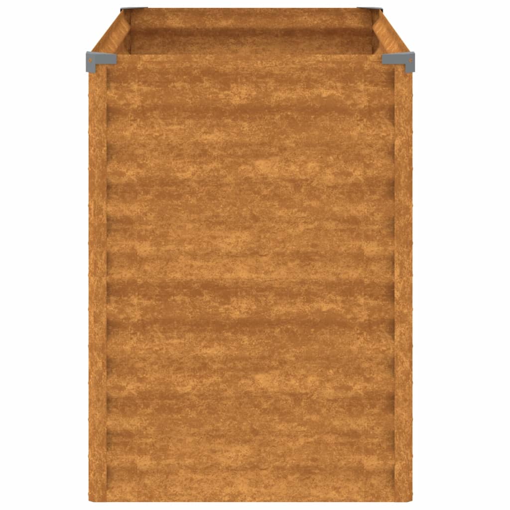 Garden Raised Bed 100x50x69 cm Corten Steel
