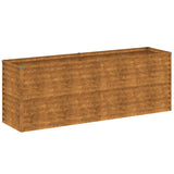 Garden Raised Bed 196x50x69 cm Corten Steel