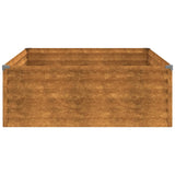 Garden Raised Bed 100x100x36 cm Corten Steel