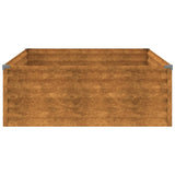 Garden Raised Bed 100x100x36 cm Corten Steel