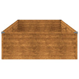 Garden Raised Bed 195x100x36 cm Corten Steel