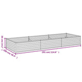Garden Raised Bed 291x100x36 cm Corten Steel