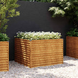 Garden Raised Bed 100x100x69 cm Corten Steel