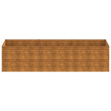 Garden Raised Bed 290x100x69 cm Corten Steel