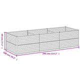 Garden Raised Bed 290x100x69 cm Corten Steel