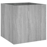 Planter Box Grey Sonoma 40x40x40 cm Engineered Wood