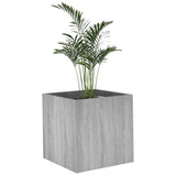 Planter Box Grey Sonoma 40x40x40 cm Engineered Wood