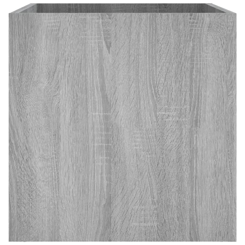 Planter Box Grey Sonoma 40x40x40 cm Engineered Wood