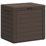 Garden Storage Box Brown 58.5x46x55 cm Polypropylene