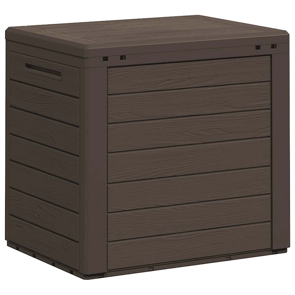 Garden Storage Box Brown 58.5x46x55 cm Polypropylene