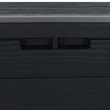 Garden Storage Box Anthracite 58.5x46x55 cm Polypropylene