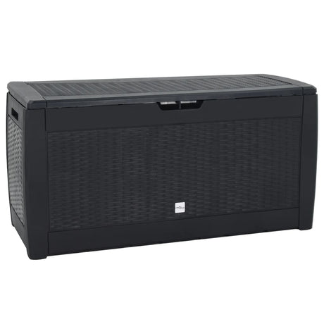 Garden Storage Box Anthracite 119x48x60 cm Polypropylene