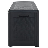 Garden Storage Box Anthracite 119x48x60 cm Polypropylene