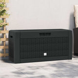 Garden Storage Box Anthracite 119x48x60 cm Polypropylene