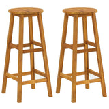 3 Piece Garden Bar Set Solid Wood Acacia