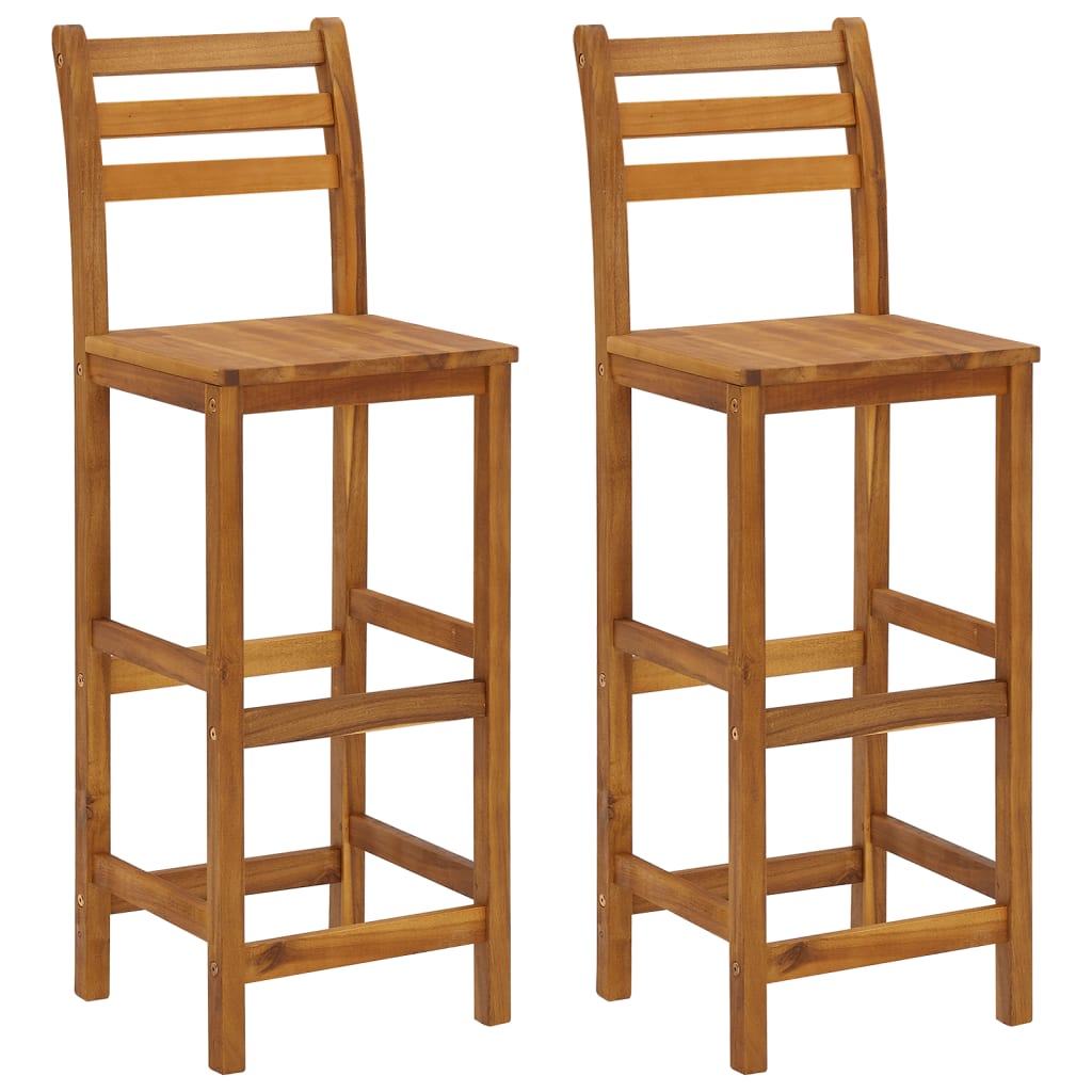 3 Piece Garden Bar Set Solid Wood Acacia