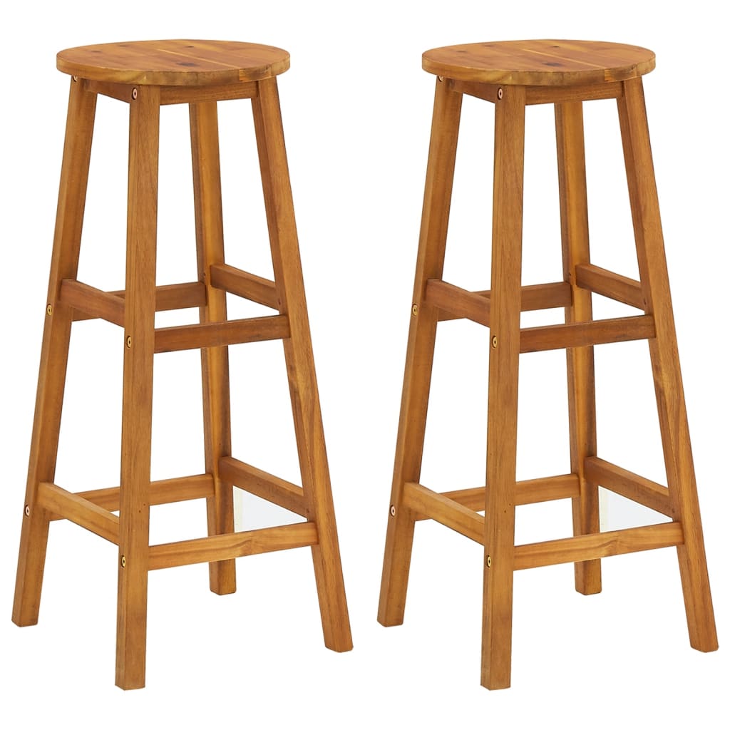 3 Piece Garden Bar Set Solid Wood Acacia