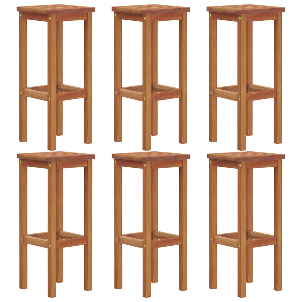 7 Piece Garden Bar Set Solid Wood Acacia