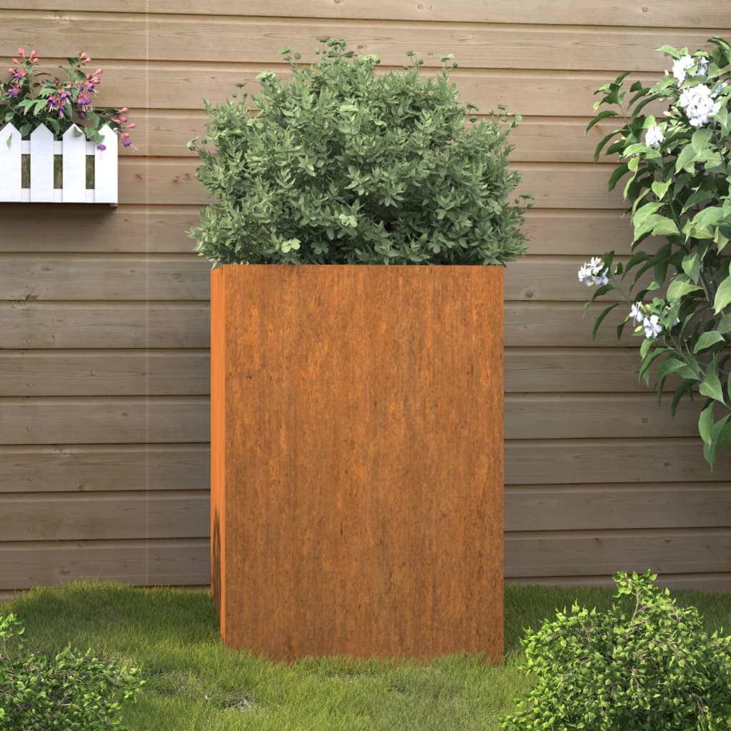 Planter 42x38x75 cm Corten Steel