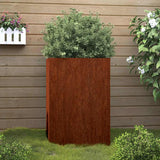 Planter 42x38x75 cm Corten Steel