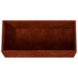 Planter 62x30x29 cm Corten Steel