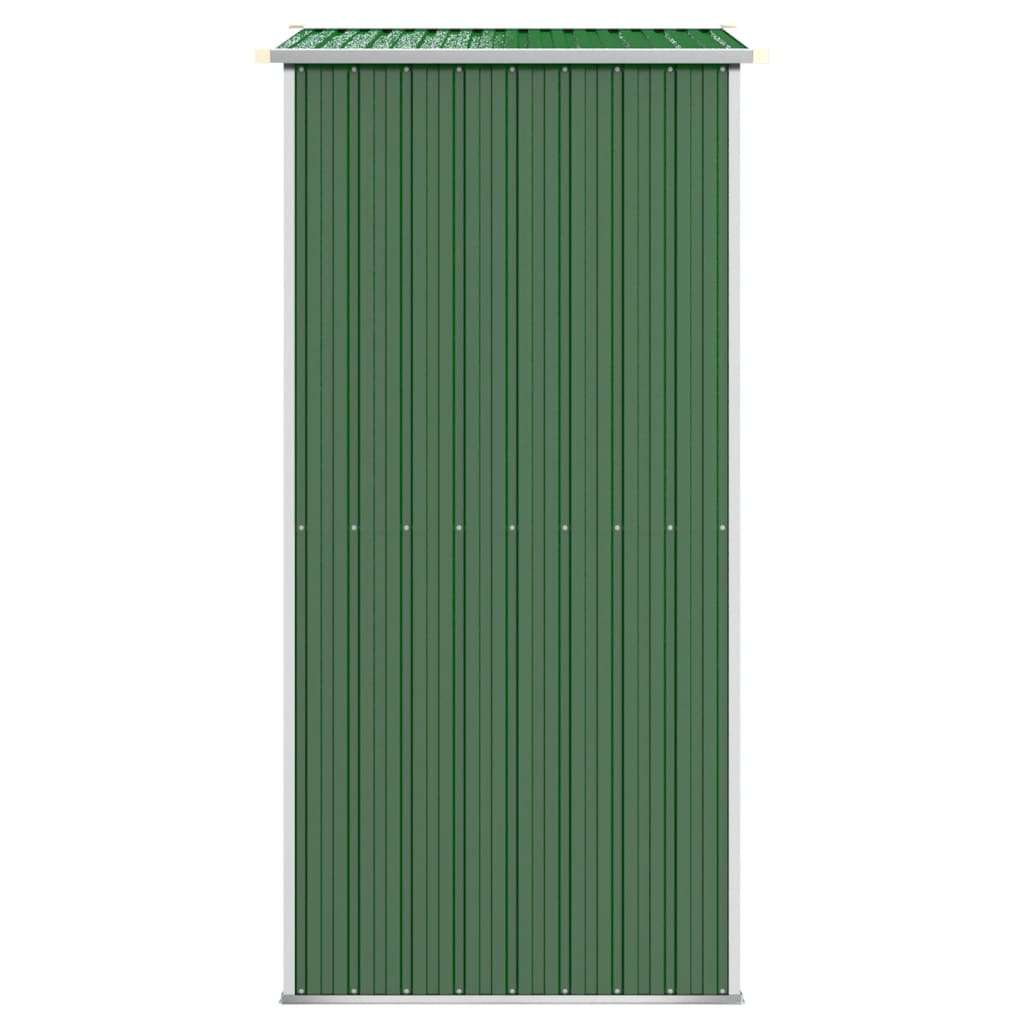 Garden Shed Green 192x108x223 cm Galvanised Steel