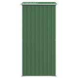 Garden Shed Green 192x108x223 cm Galvanised Steel