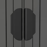 vidaXL Garden Shed Light Grey 192x108x223 cm Galvanised Steel