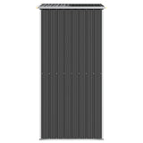 vidaXL Garden Shed Anthracite 192x108x223 cm Galvanised Steel