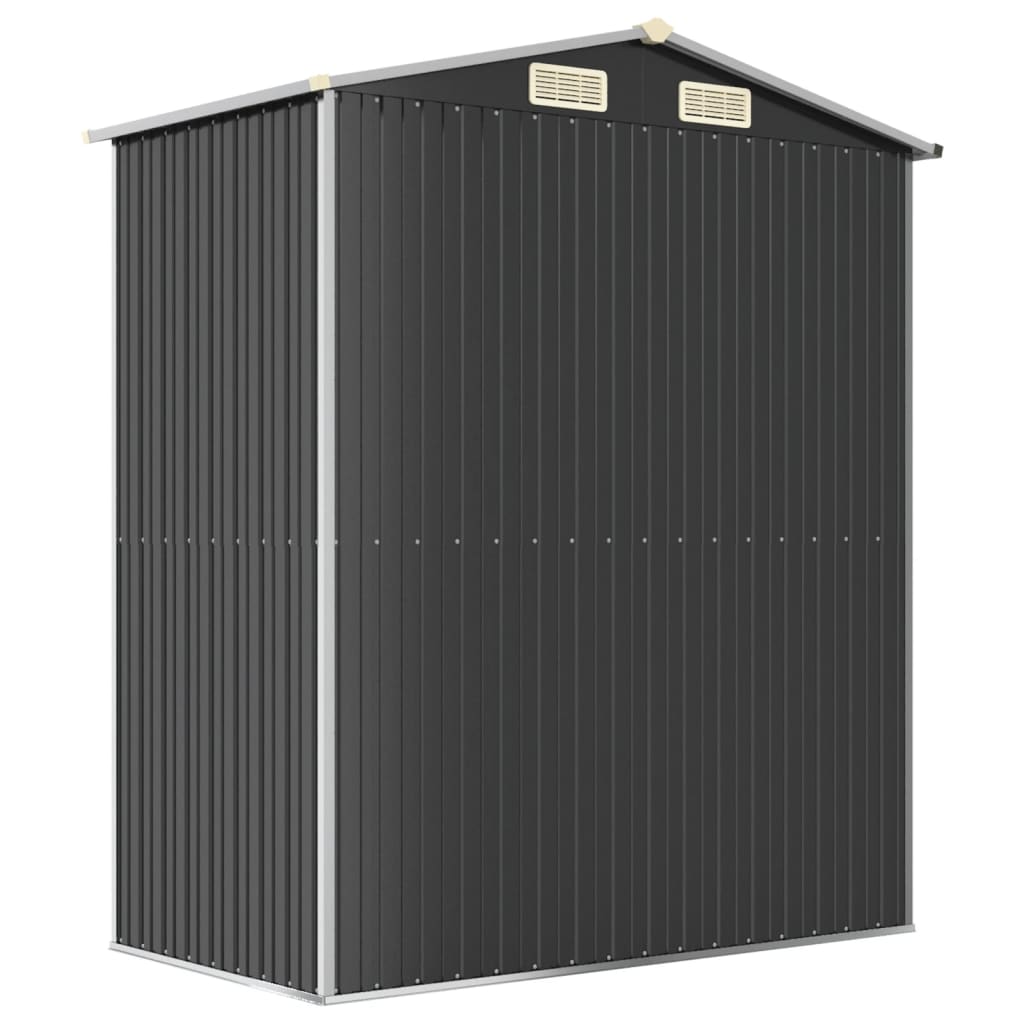 vidaXL Garden Shed Anthracite 192x108x223 cm Galvanised Steel