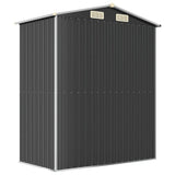 vidaXL Garden Shed Anthracite 192x108x223 cm Galvanised Steel