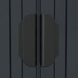 Garden Shed Anthracite 192x108x223 cm Galvanised Steel