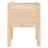 Planter 40x40x52.5 cm Solid Wood Pine