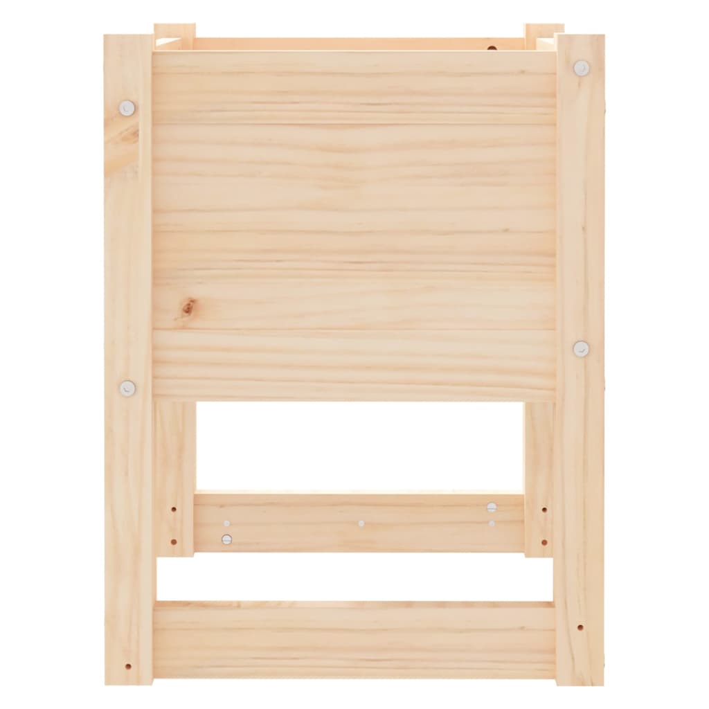 Planters 2 pcs 40x40x52.5 cm Solid Wood Pine