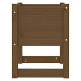 Planter Honey Brown 40x40x52.5 cm Solid Wood Pine