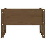 Planter Honey Brown 78x40x52 cm Solid Wood Pine