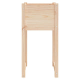 Planter 40x40x81 cm Solid Wood Pine