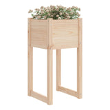 Planters 2 pcs 40x40x81 cm Solid Wood Pine