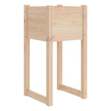 Planters 2 pcs 40x40x81 cm Solid Wood Pine