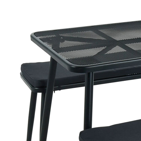Garden Furniture Set Dark Grey