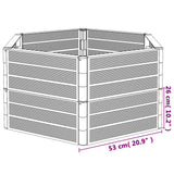 Garden Planter Anthracite PP