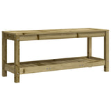 Garden Bench 108x35x45 cm Impregnated Wood Pine