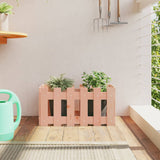 Garden Planter with Fence Design 60x30x30 cm Solid Wood Douglas