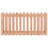 Garden Raised Bed with Fence Design 150x50x70 cm Solid Wood Douglas