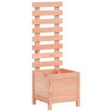 Garden Planter with Rack 39x39.5x114 cm Solid Wood Douglas