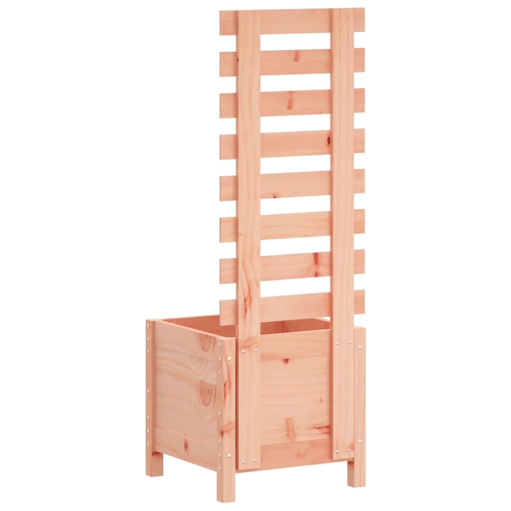 Garden Planter with Rack 39x39.5x114 cm Solid Wood Douglas