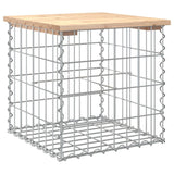 Garden Bench Gabion Design 43x44x42 cm Solid Wood Pine