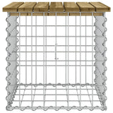 Garden Bench Gabion Design 43x44x42 cm Impregnated Wood Pine